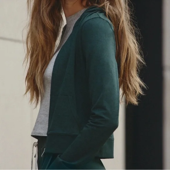 Vuori Dark Green Hoodie - Picture 4 of 10